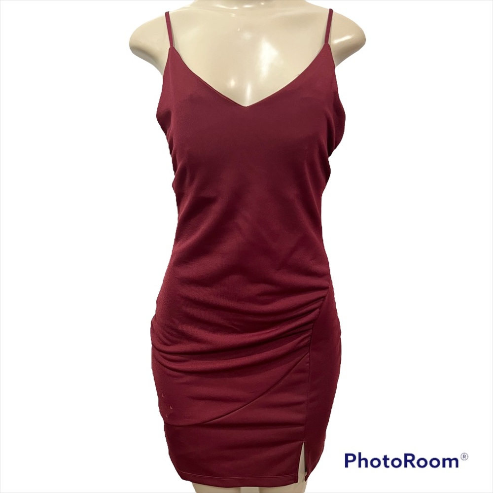 Emerald Sundae Burgundy Dark Red Dress size Large